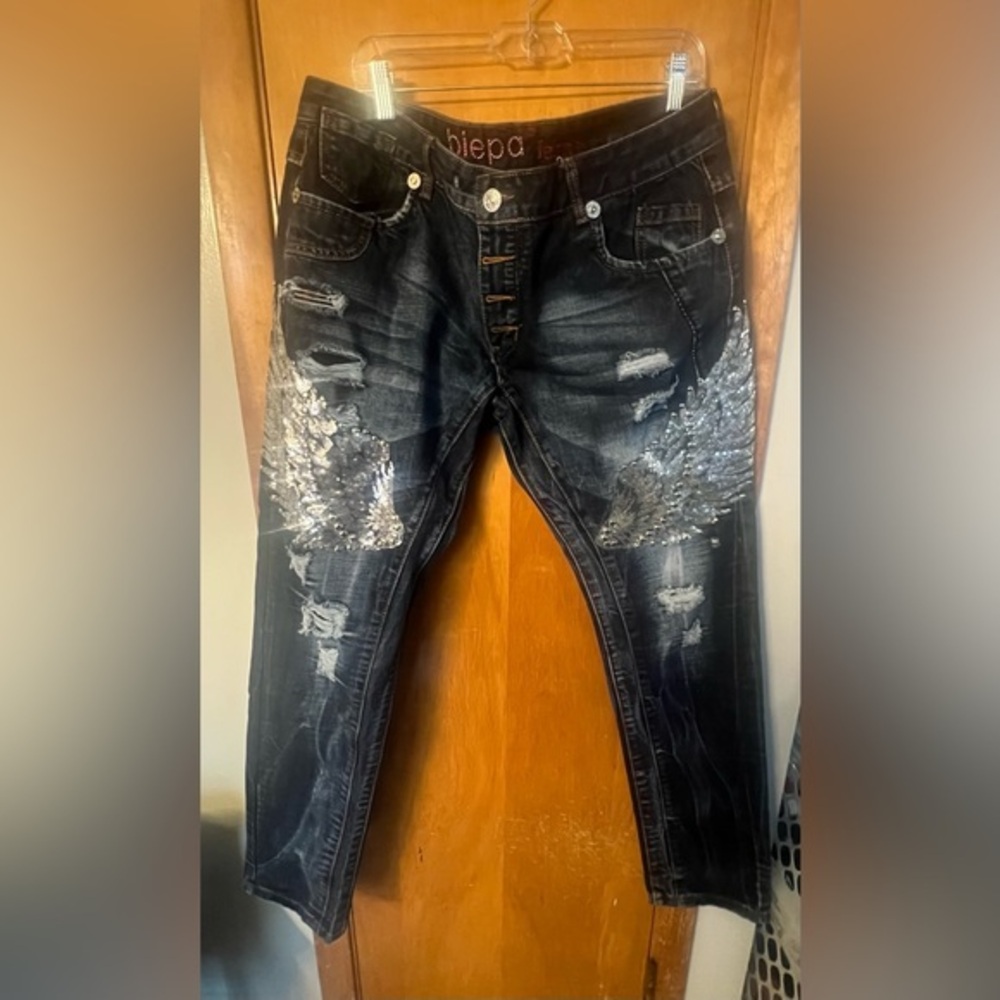 Mens Biepa Jeans Size 38x32